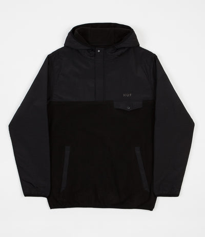 HUF Muir Hooded Pullover Jacket - Black