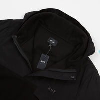 HUF Muir Hooded Pullover Jacket - Black thumbnail