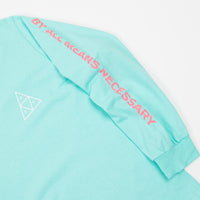 HUF Multi Triple Triangle Long Sleeve T-Shirt - Mint thumbnail