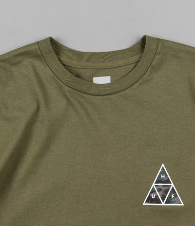 HUF Muted Military Triple Triangle T-Shirt - Military