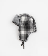 HUF Ombre Plaid Aviator Hat - Black