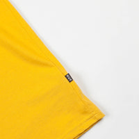 HUF Overdyed Bar Logo T-Shirt - Mustard thumbnail