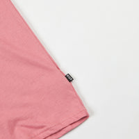 HUF Overdyed Bar Logo T-Shirt - Pink thumbnail