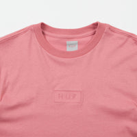 HUF Overdyed Bar Logo T-Shirt - Pink thumbnail