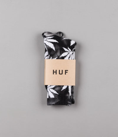 HUF Tie Dye Plantlife Crew Socks - Black