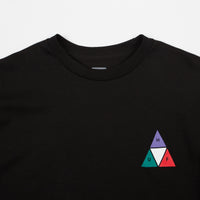 HUF Prism Triple Triangle Long Sleeve T-Shirt - Black thumbnail
