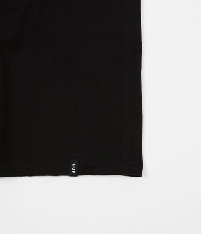 HUF Puff Bar Logo T-Shirt - Black | Flatspot