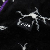 HUF Quake Sherpa 1/4 Zip Fleece - Black thumbnail