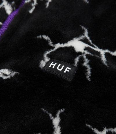 HUF Quake Sherpa 1/4 Zip Fleece - Black