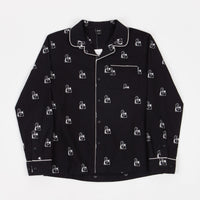 HUF Remio Dog Flannel Shirt - Black thumbnail
