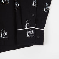 HUF Remio Dog Flannel Shirt - Black thumbnail