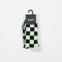HUF Ridgemont Plantlife Crew Socks - Green thumbnail