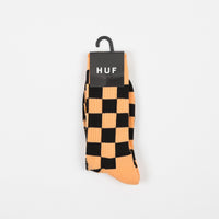 HUF Ridgemont Plantlife Crew Socks - Orange thumbnail