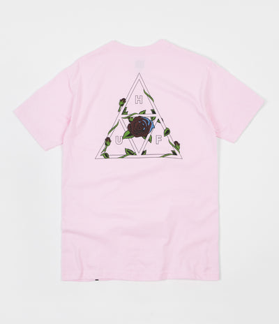 HUF Roses Triple Triangle T-Shirt - Pink