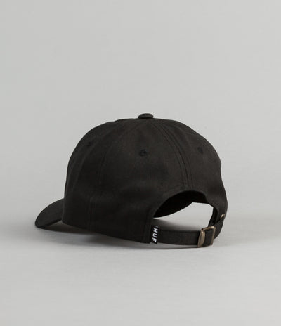 HUF Script Logo Cap - Black / White