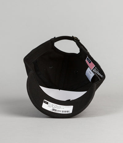 HUF Script Logo Cap - Black / White