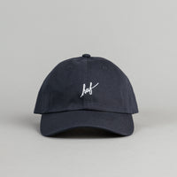 HUF Script Logo Cap - Navy / White thumbnail