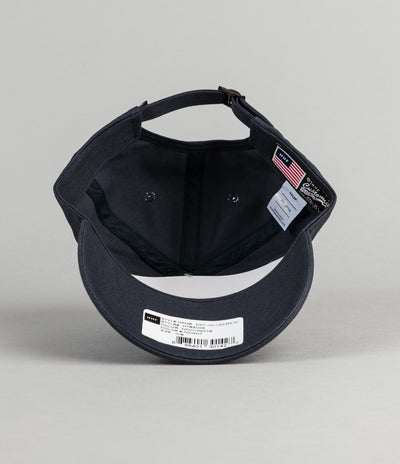 HUF Script Logo Cap - Navy / White
