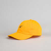 HUF Script Logo Curved Visor Cap - Gold thumbnail