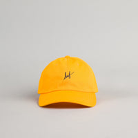 HUF Script Logo Curved Visor Cap - Gold thumbnail