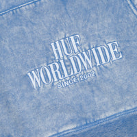 HUF Serif Stack Hoodie - Forever Blue thumbnail