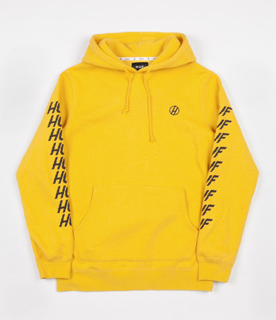 HUF Shocker Hooded Sweatshirt - Mustard | Flatspot