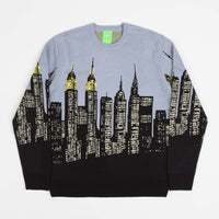 HUF Skyline Crewneck Sweatshirt - Light Blue thumbnail