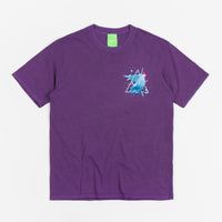HUF Space Dolphins Washed T-Shirt - Purple thumbnail
