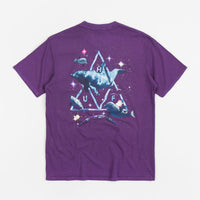 HUF Space Dolphins Washed T-Shirt - Purple thumbnail