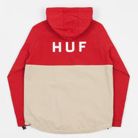 HUF Standard Shell Jacket - Red / Tan thumbnail