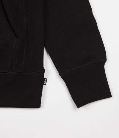 HUF State Pullover Hooded Sweatshirt - Black