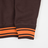 HUF Transit Zip-Up Hoodie - Chocolate Brown thumbnail
