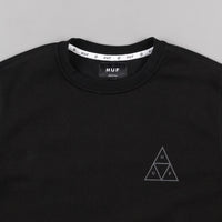 HUF Triple Triangle Crewneck Sweatshirt - Black / Grey thumbnail