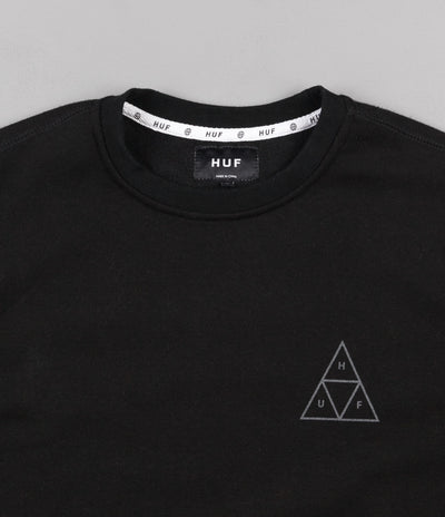 HUF Triple Triangle Crewneck Sweatshirt - Black / Grey