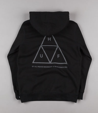 HUF Triple Triangle Hooded Sweatshirt - Black / Grey