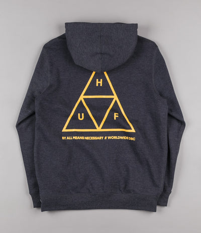 HUF Triple Triangle Hooded Sweatshirt - Navy Heather