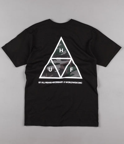 HUF Muted Military Triple Triangle T-Shirt - Black