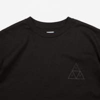 HUF Triple Triangle Puff T-Shirt - Black thumbnail