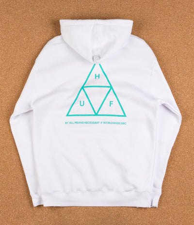HUF Triple Triangle UV Hooded Sweatshirt - White
