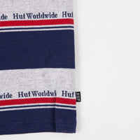 HUF Worldwide Stripe Knit T-Shirt - Twilight Blue thumbnail