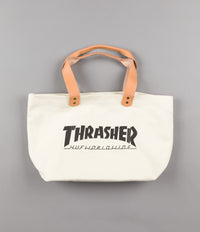 HUF x Thrasher Canvas Tote Bag - White
