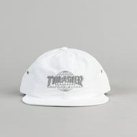 HUF x Thrasher TDS 6 Panel Cap - White thumbnail