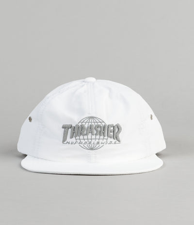 HUF x Thrasher TDS 6 Panel Cap - White