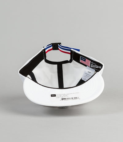 HUF x Thrasher TDS 6 Panel Cap - White
