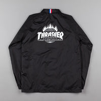 HUF x Thrasher TDS Coaches Jacket - Black thumbnail