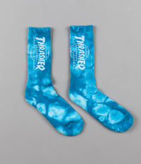HUF x Thrasher TDS Crystal Wash Crew Socks - Mint