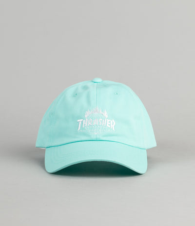 HUF x Thrasher TDS Curve Visor 6 Panel Cap - Mint
