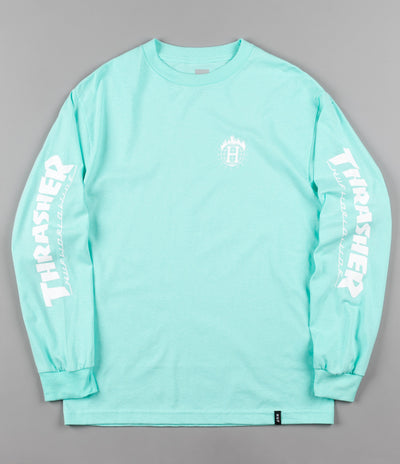 HUF x Thrasher TDS Long Sleeve T-Shirt - Mint