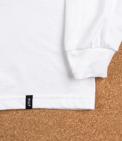 HUF x Thrasher TDS Long Sleeve T-Shirt - White