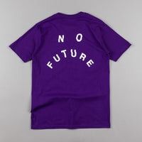 Indcsn No Future Distort T-Shirt - Purple thumbnail